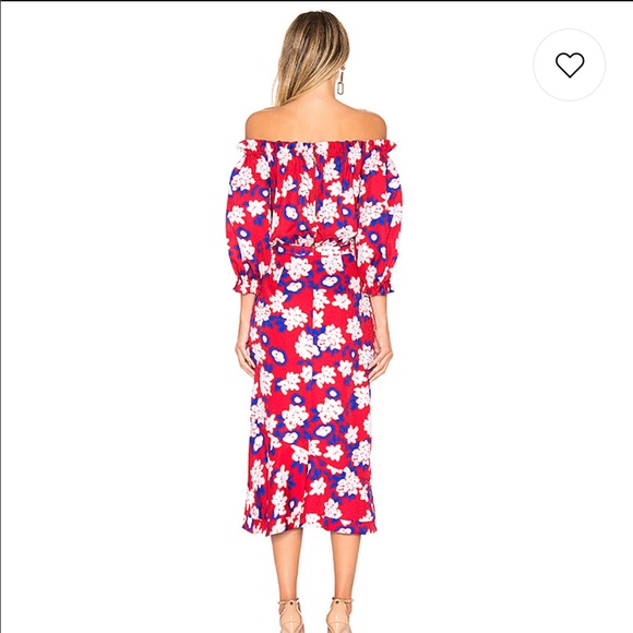 Worn once 🎉host pick🎉 SALONI Grace Dress in Dahlia - Picture 4 of 8